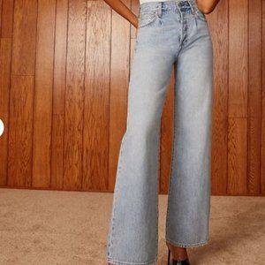 Aritzia Denim Forum Wide Leg Jeans - The Maya size 28
